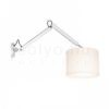 MADISON W fali lámpa fehér króm 230V LED E27 15W