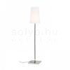 LULU állólámpa fehér/fekete króm 230V LED E27 8W