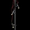 VIPER III mennyezeti lámpa fekete króm 230V LED 3x3W 60°  3000K