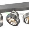 KELLY III fali lámpa  szálcsiszolt alumínium 230V LED G53 3x15W