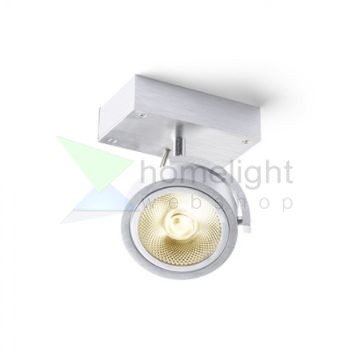 KELLY I fali lámpa  szálcsiszolt alumínium 230V LED G53 15W