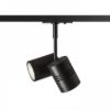 BEEBA II egyfázisú áramkörös sínre fekete  230V LED GU10 2x8W