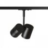 BEEBA II egyfázisú áramkörös sínre fekete  230V LED GU10 2x8W