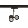 BEEBA II háromfázisú áramkörös sínre fekete  230V LED GU10 2x8W