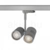 BEEBA II háromfázisú áramkörös sínre ezüstszürke  230V LED GU10 2x8W