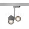 BEEBA II háromfázisú áramkörös sínre ezüstszürke  230V LED GU10 2x8W