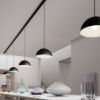 MONROE 30 háromfázisú áramkörös sínre matt fekete/fehér  230V LED E27 11W