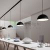 MONROE 30 háromfázisú áramkörös sínre matt fekete/fehér  230V LED E27 11W