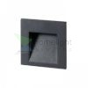 TESS SQ süllyesztett lámpa antracitszürke 230V LED 3W IP54 3000K