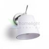 JERSEY fali lámpa fehér króm 230V LED E27 15W