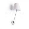 SILENCE fali lámpa fehér króm 230V LED E27 15W