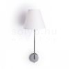 SILENCE fali lámpa fehér króm 230V LED E27 15W