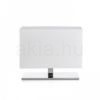 PLAZA S asztali lámpa fehér króm 230V LED E27 15W
