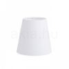 CONNY 15/15 lámpabúra  Polycotton fehér/fehér PVC  max. 28W