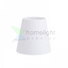 CONNY 15/15 lámpabúra  Polycotton fehér/fehér PVC  max. 28W