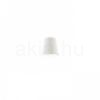 CONNY 15/15 lámpabúra  Polycotton fehér/fehér PVC  max. 28W