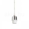 MORE 60 mennyezeti függőlámpa alap  króm 230V LED E27 3x15W
