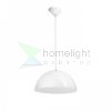 MONROE 40 függő lámpa csillogó fehér/fehér  230V LED E27 30W