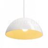 MONROE 40 függő lámpa csillogó fehér/fehér  230V LED E27 30W