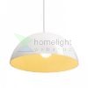 MONROE 40 függő lámpa csillogó fehér/fehér  230V LED E27 30W