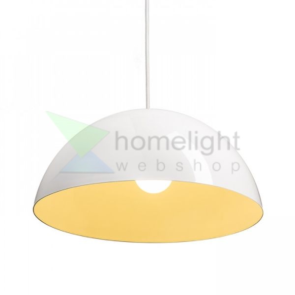 MONROE 40 függő lámpa csillogó fehér/fehér  230V LED E27 30W