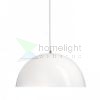 MONROE 40 függő lámpa csillogó fehér/fehér  230V LED E27 30W