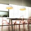 MONROE 40 függő lámpa csillogó fehér/fehér  230V LED E27 30W