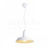 GOLDIE 46 függő lámpa fehér/fehér  230V LED E27 30W