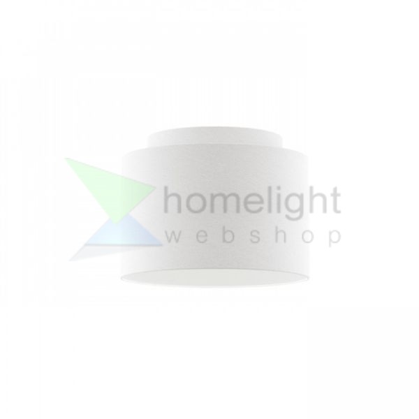 DOUBLE 40/30 lámpabúra  Polycotton fehér/fehér PVC  max. 23W