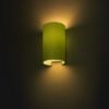 RON W 15/25 fali lámpa  Chintz lime/fehér PVC 230V LED E27 15W