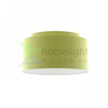 DOUBLE 55/30 lámpabúra  Chintz lime/fehér PVC  max. 23W