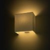 LOPE W 25/14 fali lámpa  Chintz világosszürke/fehér PVC 230V LED E27 15W
