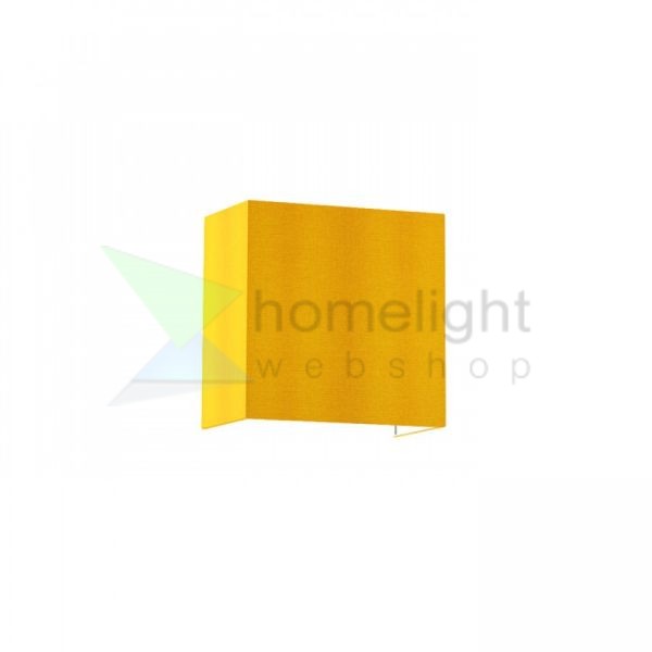 LOPE W 25/14 fali lámpa  Chintz sárgabarack/fehér PVC 230V LED E27 15W