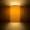 RON W 15/25 fali lámpa  Chintz sárgabarack/fehér PVC 230V LED E27 15W