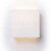 LOPE W 25/14 fali lámpa  Polycotton fehér/fehér PVC 230V LED E27 15W