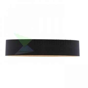 CASUAL 120/25 lámpabúra Polycotton fekete/réz fólia max. 23W