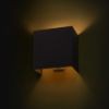 LOPE W 25/14 fali lámpa  Polycotton fekete/réz fólia 230V LED E27 15W