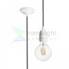 FABIO függesztő készlet fekete porcelán 230V LED E27 15W