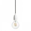 FABIO függesztő készlet fekete porcelán 230V LED E27 15W