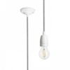 FABIO függesztő készlet fekete/fehér porcelán 230V LED E27 15W