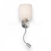 VERSA fali lámpabúra fehér matt nikkel 230V LED E27 LED 15+3W 40°  3000K