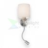 VERSA fali lámpabúra fehér matt nikkel 230V LED E27 LED 15+3W 40°  3000K