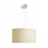 LALO 55 függő lámpa krémfehér matt nikkel 230V LED E27 3x15W