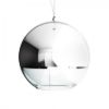 BEAU MONDE 35 függő lámpa  krómozott üveg/tiszta üveg 230V LED E27 15W