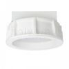 MIA R süllyesztett lámpa  gipsz/szatén akril 230V LED E27 2x11W