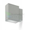 DIXIE 4x12 fali lámpa ezüstszürke 230V/700mA LED 2x3W 48° IP54 3000K