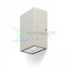 DIXIE 10x16 fali lámpa fehér 230V LED 2x5W 84° IP54 3000K