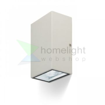 DIXIE 10x16 fali lámpa fehér 230V LED 2x5W 84° IP54 3000K
