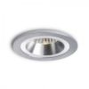 MAYDAY CC süllyesztett lámpa szálcsiszolt alumínium 230V/700mA LED 9W 2700K