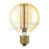 OSRAM Globe 80 DIMM borostyán 230V E27 LED EQ60 2200K
